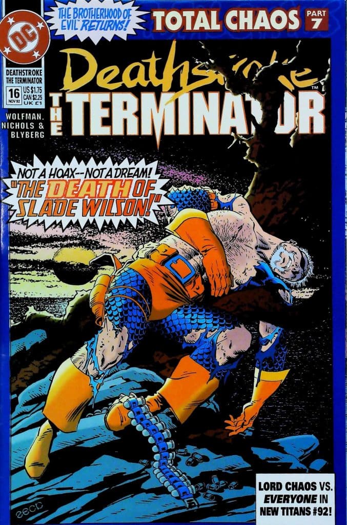 Deathstroke The Terminator #16, vue de l'exemplaire