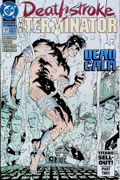 Couverture de DEATHSTROKE THE TERMINATOR (1991) #17 - par Mike Zeck - lecubeacomics.com