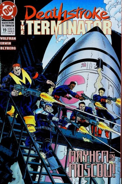 Couverture de DEATHSTROKE THE TERMINATOR (1991) #19 - par Mike Zeck - lecubeacomics.com