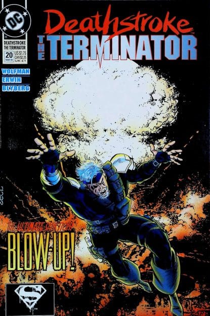 Couverture de DEATHSTROKE THE TERMINATOR (1991) #20 - par Mike Zeck - lecubeacomics.com