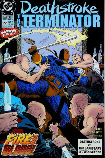 Couverture de DEATHSTROKE THE TERMINATOR (1991) #22 - par Mike Zeck - lecubeacomics.com