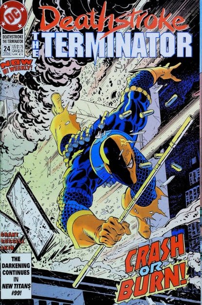 Couverture de DEATHSTROKE THE TERMINATOR (1991) #24 - par Mike Zeck - lecubeacomics.com