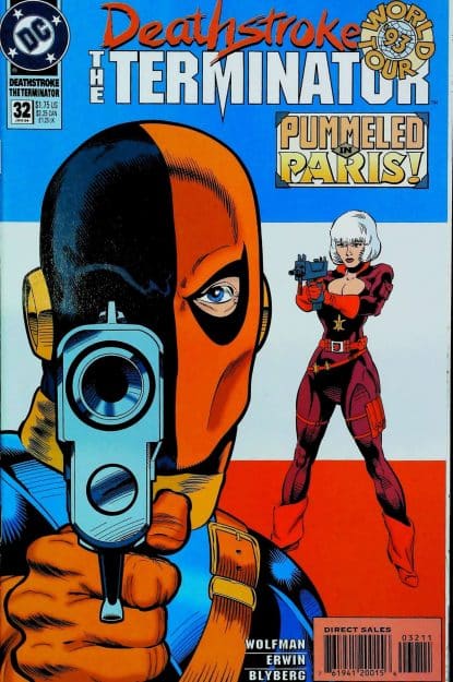 Couverture de DEATHSTROKE THE TERMINATOR (1991) #32 - par Steve Erwin - lecubeacomics.com