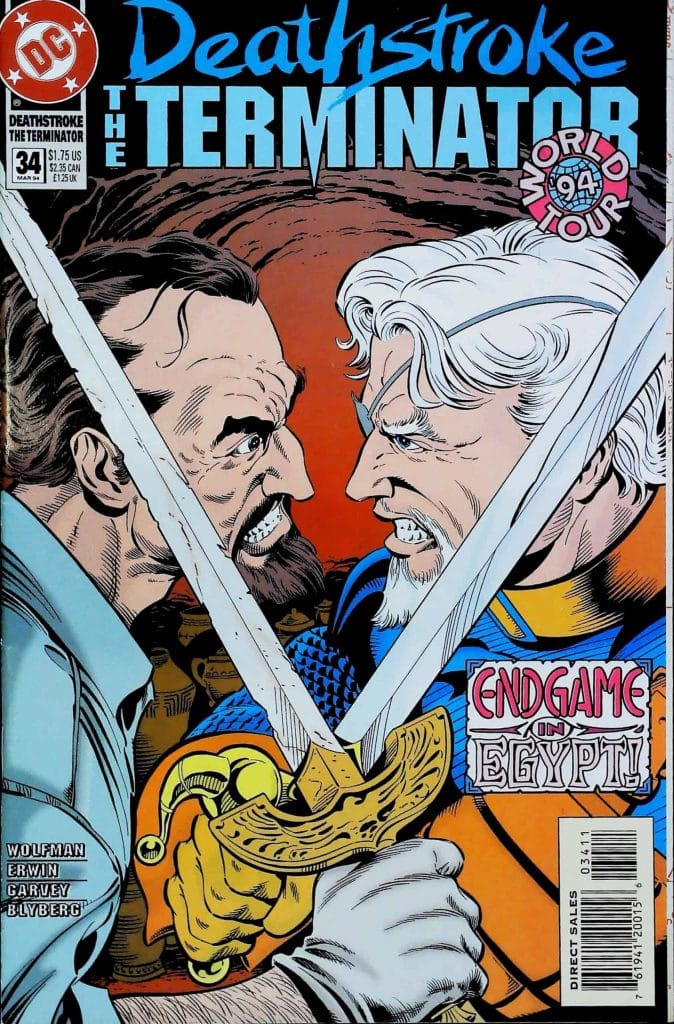 Deathstroke The Terminator #34, vue de l'exemplaire