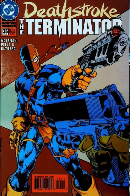 Couverture de DEATHSTROKE THE TERMINATOR (1991) #35 - par Tom Raney - lecubeacomics.com