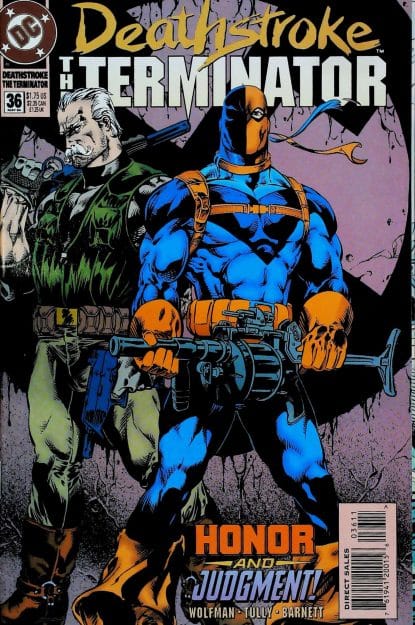Couverture de DEATHSTROKE THE TERMINATOR (1991) #36 - par Tom Raney - lecubeacomics.com
