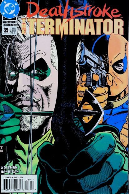 Couverture de DEATHSTROKE THE TERMINATOR (1991) #39 - par Ed Hannigan - lecubeacomics.com