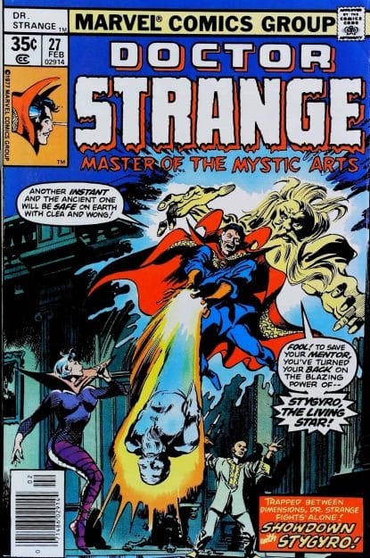 Couverture de DOCTOR STRANGE (1974) #27 - par Gene Colan - lecubeacomics.com
