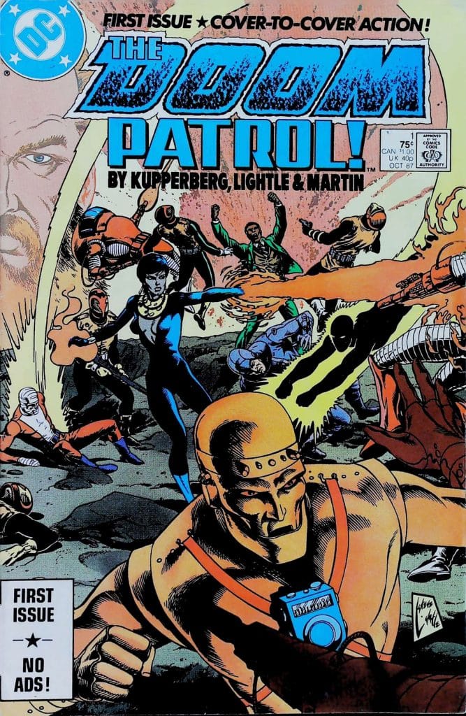 Doom Patrol #1, vue de l'exemplaire