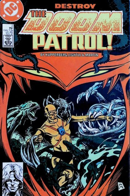 Couverture de DOOM PATROL (1987) #2 - par Steve Lightle - lecubeacomics.com