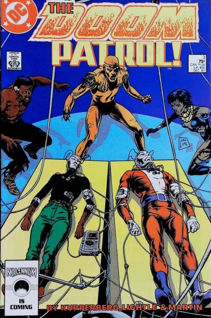 Couverture de DOOM PATROL (1987) #3 - par Steve Lightle - lecubeacomics.com
