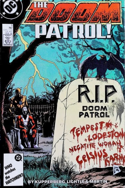 Couverture de DOOM PATROL (1987) #5 - par Steve Lightle - lecubeacomics.com