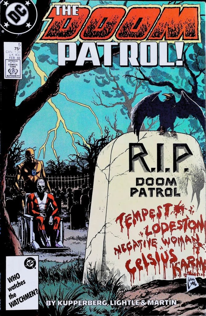 Doom Patrol #5, vue de l'exemplaire