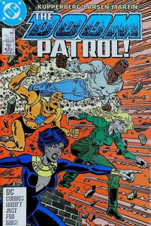 Couverture de DOOM PATROL (1987) #6 - par Erik Larsen - lecubeacomics.com