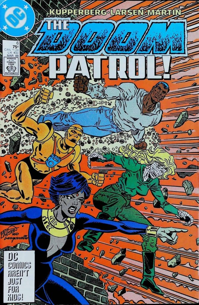Doom Patrol #6, vue de l'exemplaire