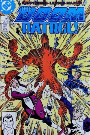Couverture de DOOM PATROL (1987) #7 - par Erik Larsen - lecubeacomics.com