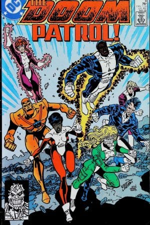 Couverture de DOOM PATROL (1987) #8 - par Erik Larsen - lecubeacomics.com