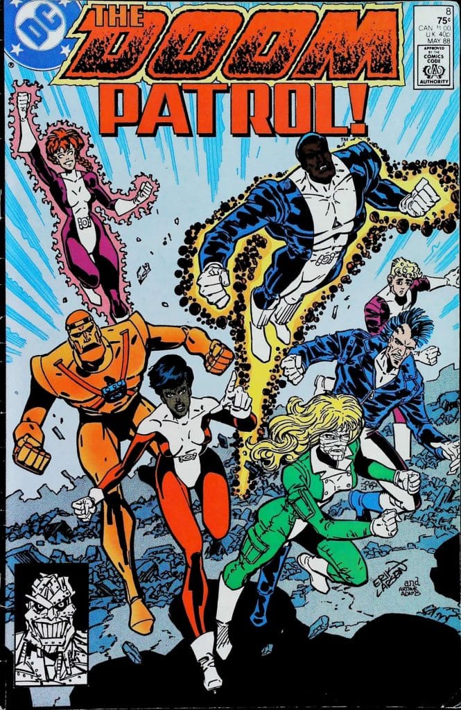 Doom Patrol #8, vue de l'exemplaire