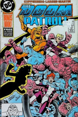 Couverture de DOOM PATROL (1987) #9 - par Erik Larsen - lecubeacomics.com