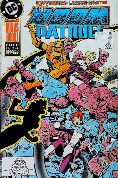 Couverture de DOOM PATROL (1987) #9 - par Erik Larsen - lecubeacomics.com