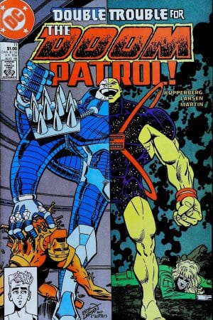 Couverture de DOOM PATROL (1987) #11 - par Erik Larsen - lecubeacomics.com