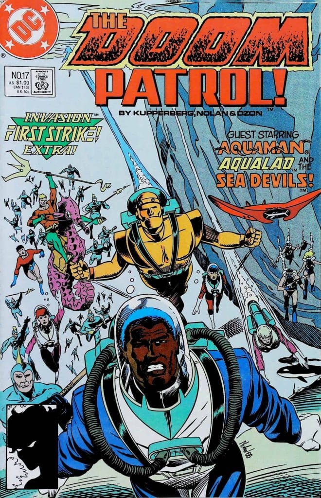 Doom Patrol #17, vue de l'exemplaire