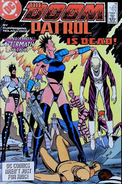 Couverture de DOOM PATROL (1987) #18 - par Graham Nolan - lecubeacomics.com
