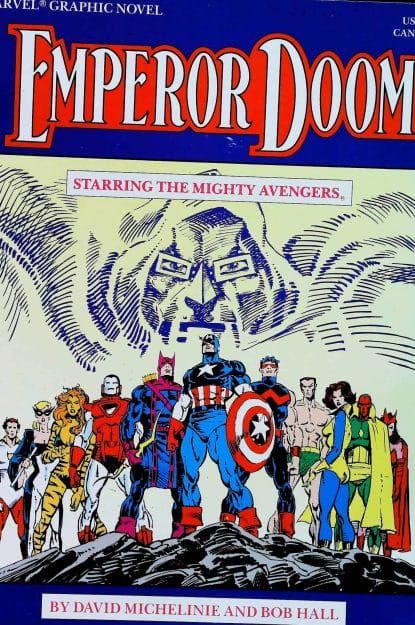 Couverture de EMPEROR DOOM - par Bob Hall - lecubeacomics.com
