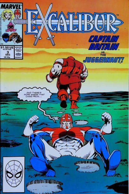 Couverture de EXCALIBUR (1988) #3 - par Alan Davis - lecubeacomics.com
