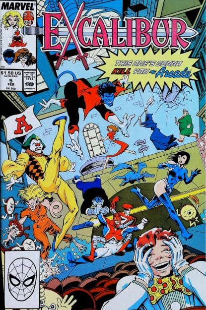 Couverture de EXCALIBUR (1988) #5 - par Alan Davis - lecubeacomics.com