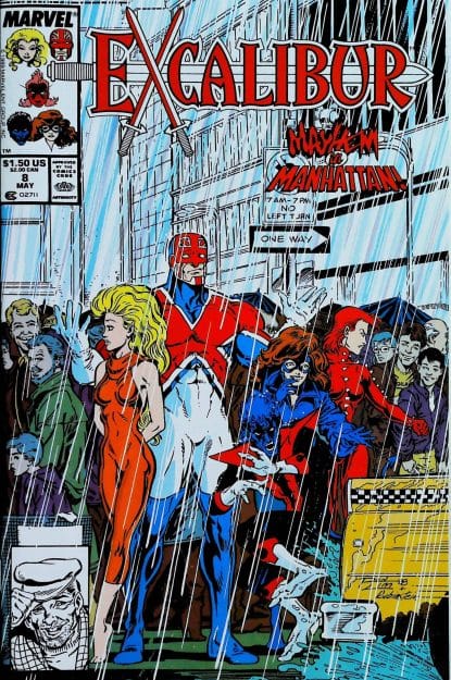 Couverture de EXCALIBUR (1988) #8 - par Ron Lim - lecubeacomics.com
