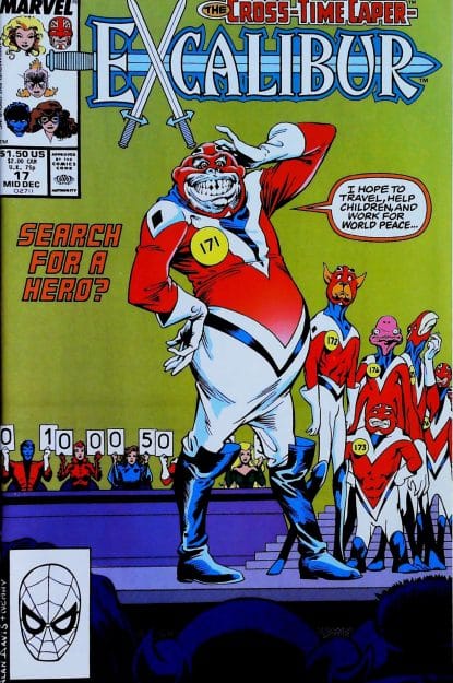 Couverture de EXCALIBUR (1988) #17 - par Alan Davis - lecubeacomics.com