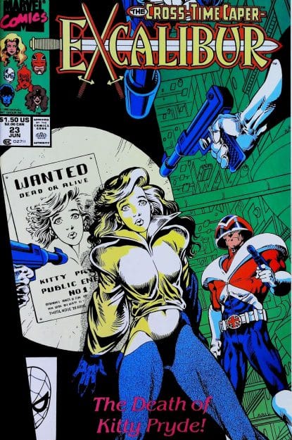 Couverture de EXCALIBUR (1988) #23 - par Alan Davis - lecubeacomics.com