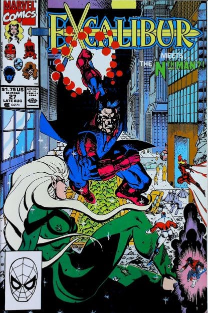 Couverture de EXCALIBUR (1988) #27 - par Chris Wozniak - lecubeacomics.com