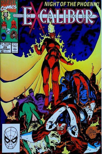 Couverture de EXCALIBUR (1988) #29 - par Chris Wozniak - lecubeacomics.com