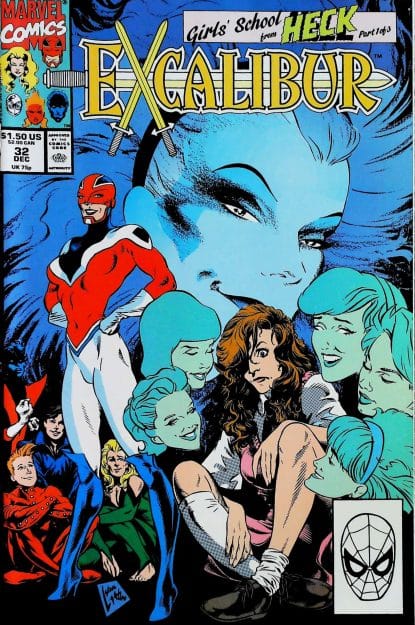 Couverture de EXCALIBUR (1988) #32 - par Steve Lightle - lecubeacomics.com