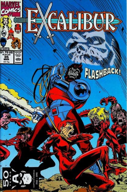 Couverture de EXCALIBUR (1988) #35 - par David Ross - lecubeacomics.com