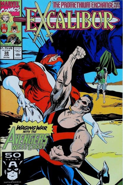 Couverture de EXCALIBUR (1988) #38 - par Mark Badger - lecubeacomics.com