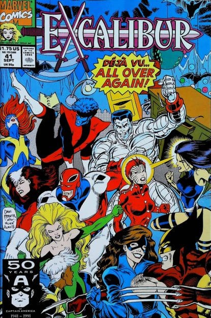 Couverture de EXCALIBUR (1988) #41 - par Dave Hooper - lecubeacomics.com