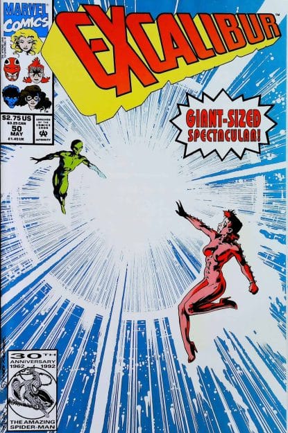 Couverture de EXCALIBUR (1988) #50 - par Alan Davis - lecubeacomics.com