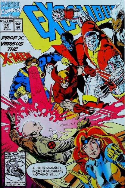 Couverture de EXCALIBUR (1988) #52 - par Alan Davis - lecubeacomics.com