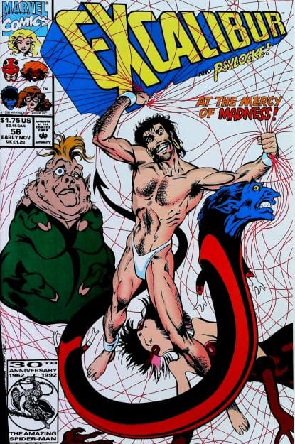 Couverture de EXCALIBUR (1988) #56 - par Alan Davis - lecubeacomics.com