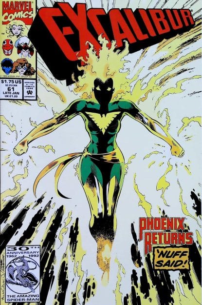 Couverture de EXCALIBUR (1988) #61 - par Alan Davis - lecubeacomics.com