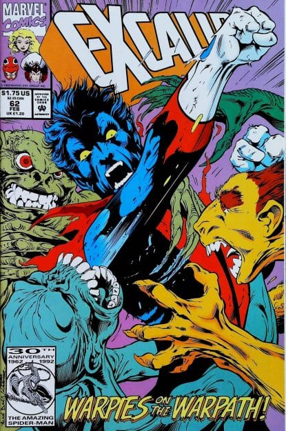 Couverture de EXCALIBUR (1988) #62 - par Alan Davis - lecubeacomics.com