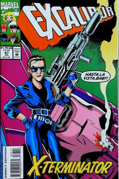 Couverture de EXCALIBUR (1988) #67 - par Alan Davis - lecubeacomics.com