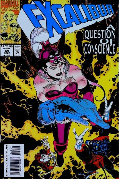Couverture de EXCALIBUR (1988) #69 - par Michael Golden - lecubeacomics.com