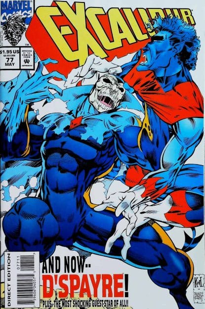 Couverture de EXCALIBUR (1988) #76 - par Ken Lashley - lecubeacomics.com