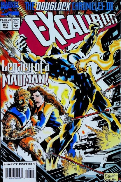 Couverture de EXCALIBUR (1988) #80 - par Steve Epting - lecubeacomics.com