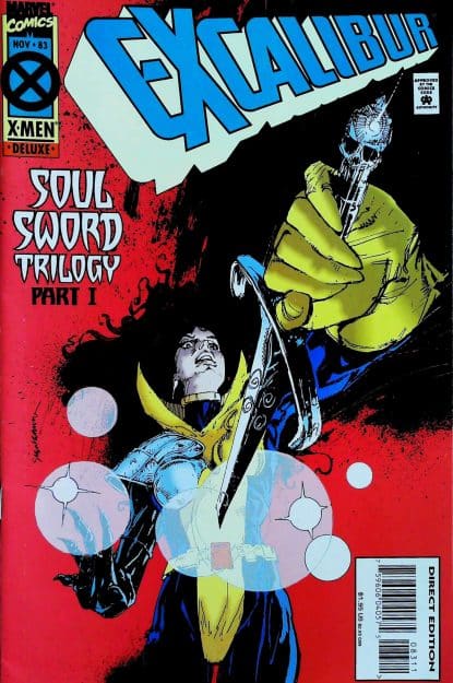 Couverture de EXCALIBUR (1988) #83 - par Bill Sienkiewicz - lecubeacomics.com