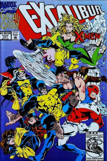 Couverture de EXCALIBUR XX CROSSING (1992) #ONE SHOT - par Joe Madureira - lecubeacomics.com